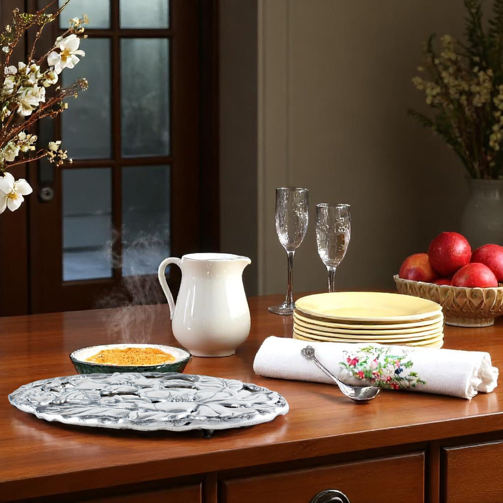 Magnolia Trivet Decorative Table Accent