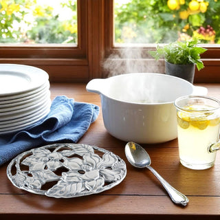 Magnolia Trivet Decorative Table Accent