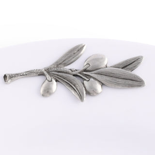 Olive Melamine Lunch Plates | Set of 4, Outdoor Chic