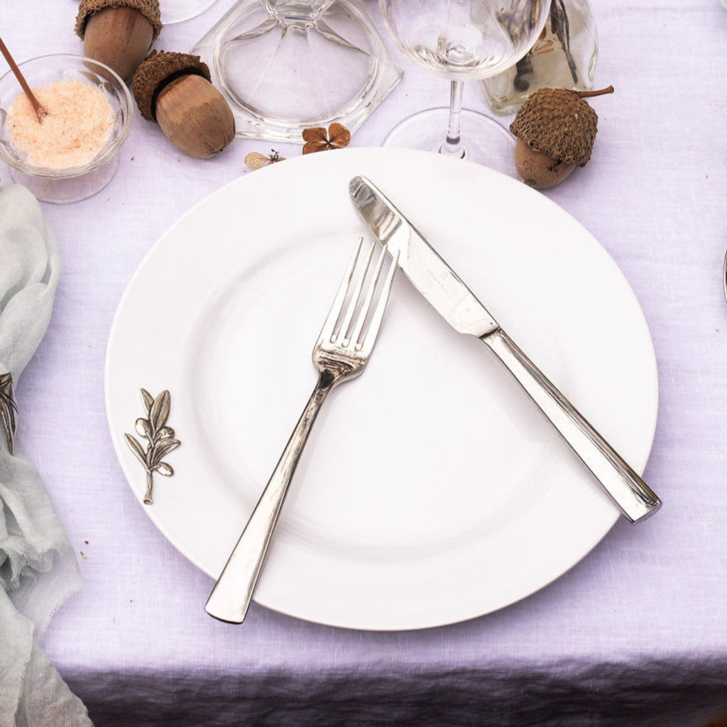 Olive Melamine Lunch Plates | Set of 4, Outdoor Chic