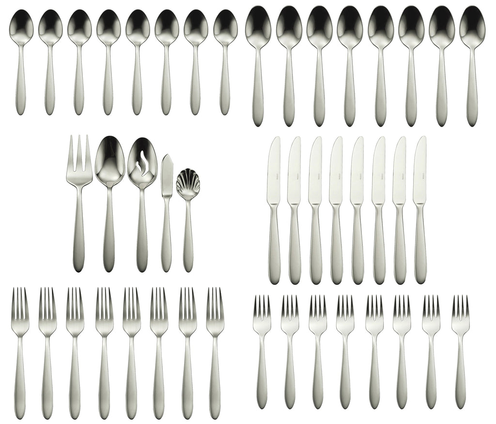 Oneida Mooncrest 45-Piece Flatware Set, 18/0 stainless steel (view 6)