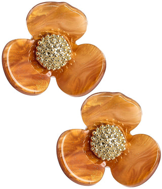 Bell Flower Acrylic Drop Earrings