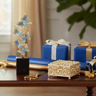 Enamel Butterfly Sculpture