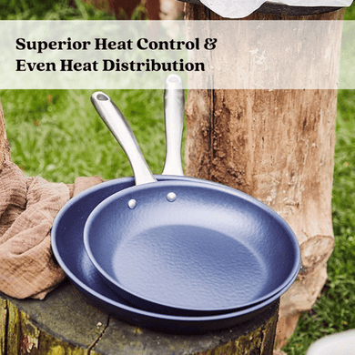 Black Angus Carbon Steel Frying Pan – Heavy-Duty Fry Pan for Professional Cooking