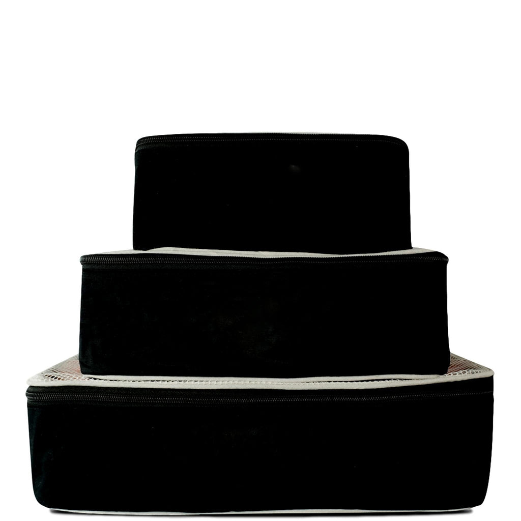 Personalized Packing Cubes, 3-pack – Black