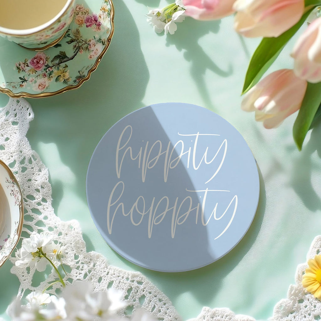 Easter & Spring Ceramic Coasters – Matte Finish Seasonal Collection (4