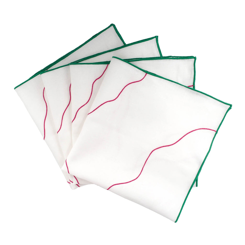 Boston Linen Napkins, Set of 4