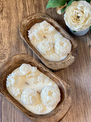 Botanical Garden Dough Bowl Candle