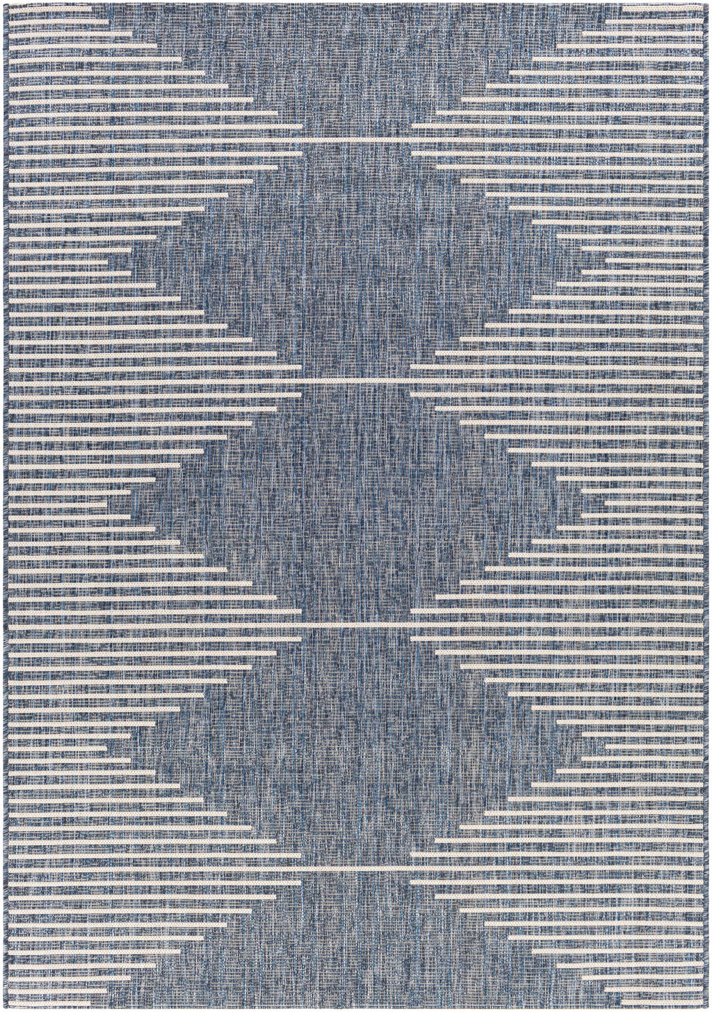Stephan Navy Outdoor Rug – Durable Weather-Resistant Patio Carpet