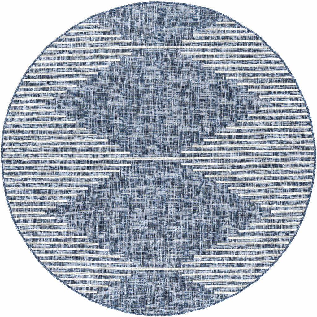 Stephan Navy Outdoor Rug – Durable Weather-Resistant Patio Carpet