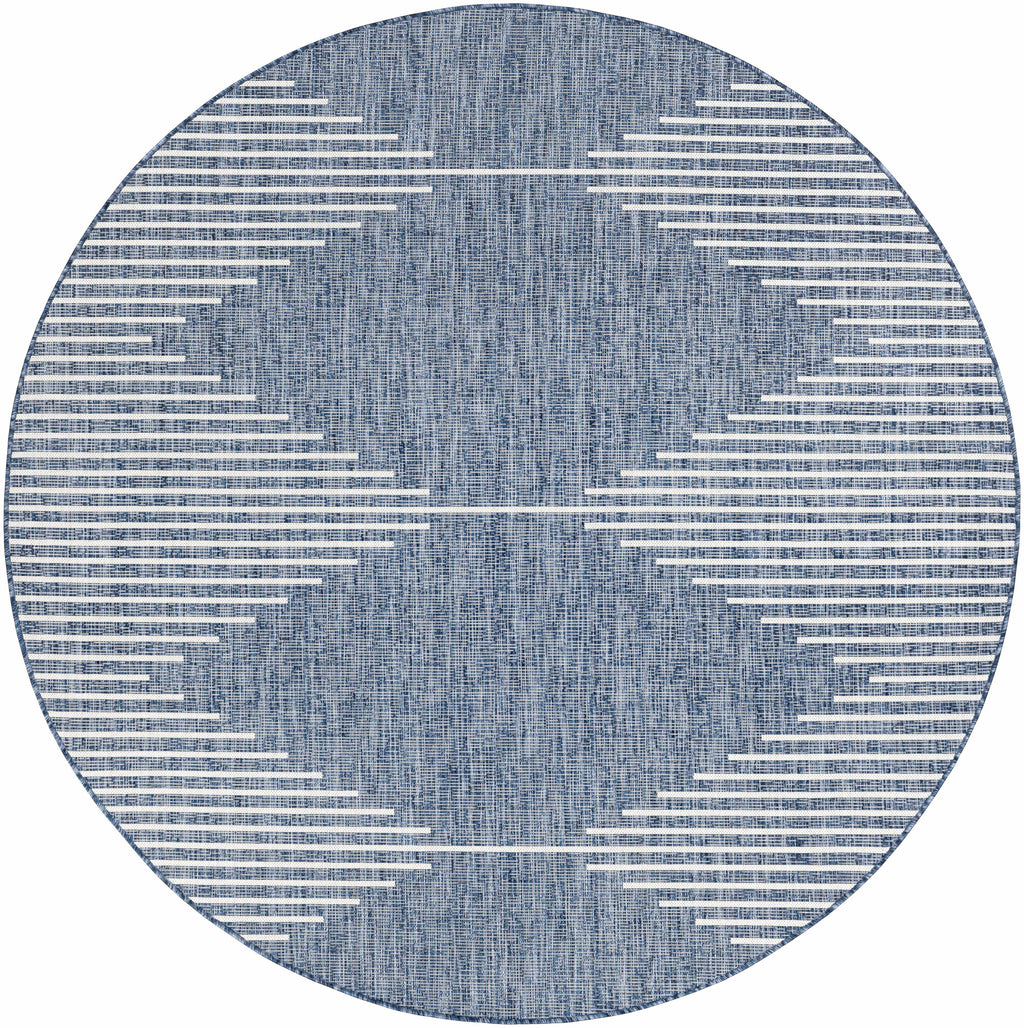Stephan Navy Outdoor Rug – Durable Weather-Resistant Patio Carpet
