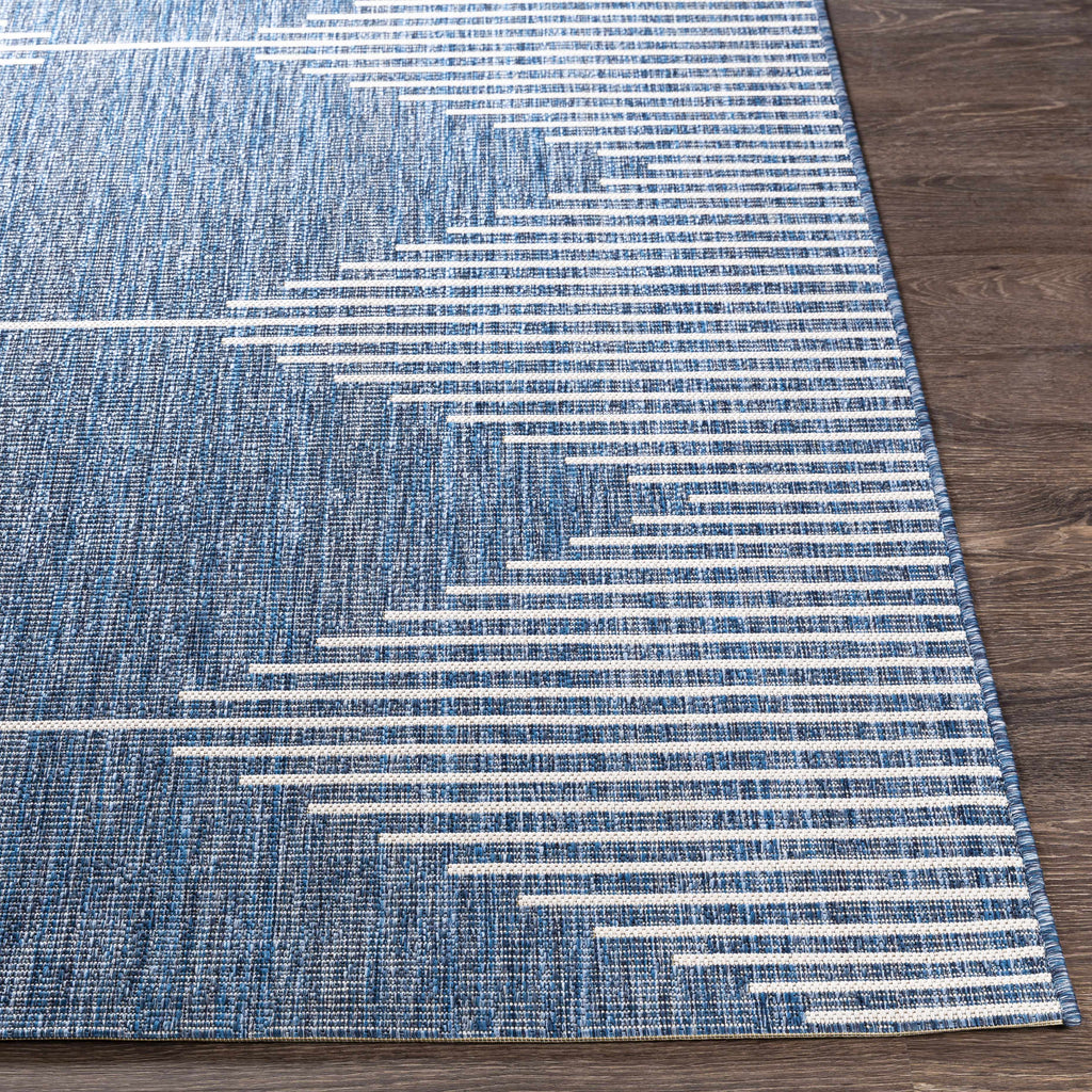 Stephan Navy Outdoor Rug – Durable Weather-Resistant Patio Carpet