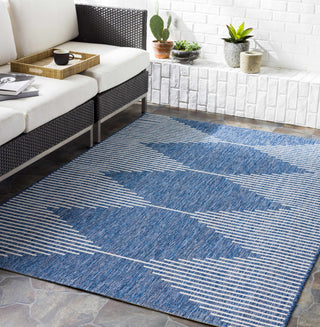 Stephan Navy Outdoor Rug – Durable Weather-Resistant Patio Carpet