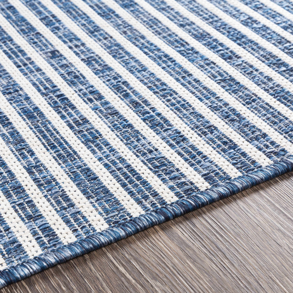 Stephan Navy Outdoor Rug – Durable Weather-Resistant Patio Carpet