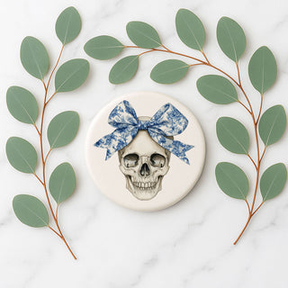 Blue & White Chinoiserie Halloween Coasters – Set of 8 Designs