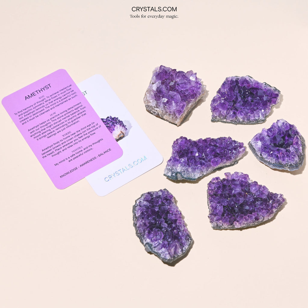 Brazilian Amethyst Cluster | Natural Purple Healing Crystal