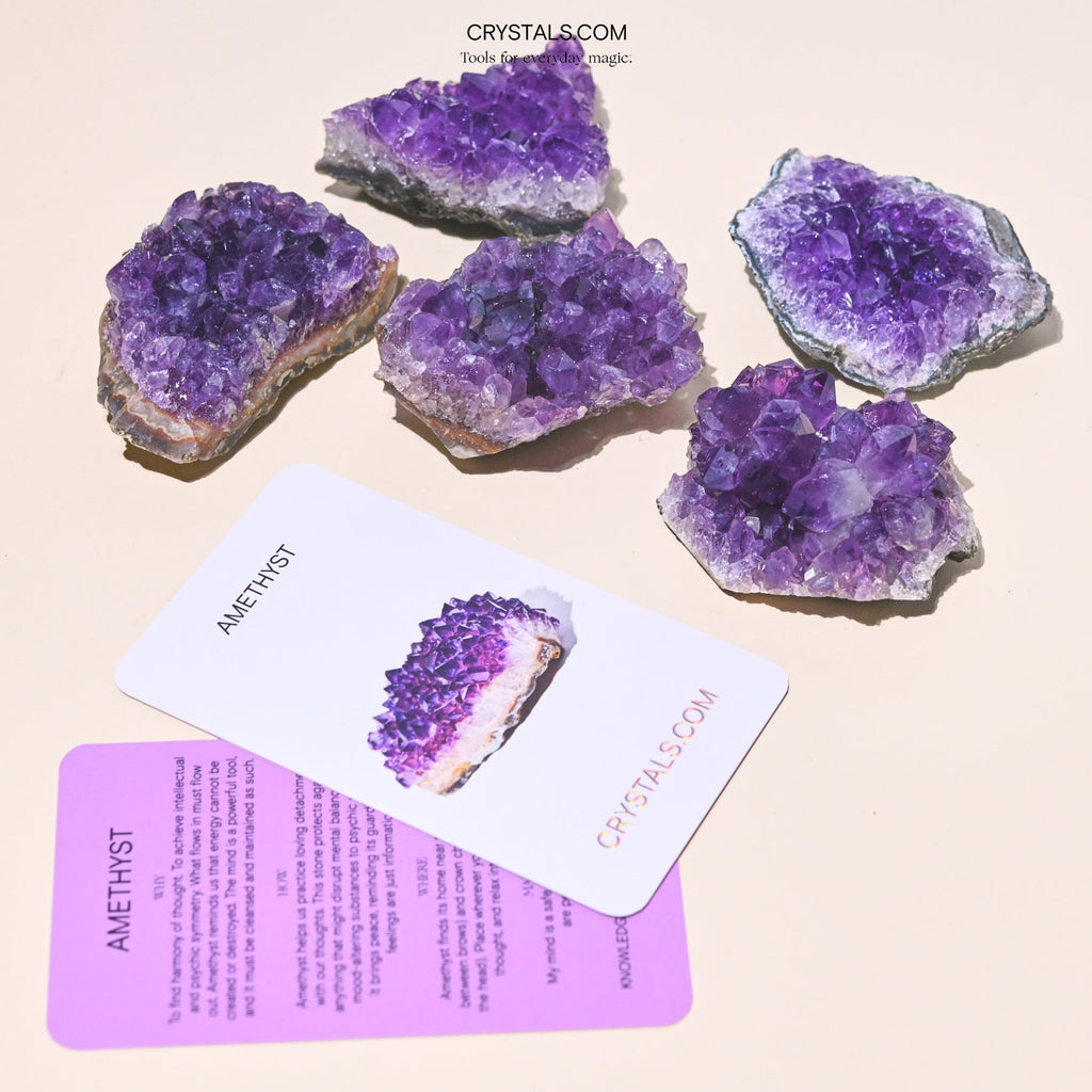 Brazilian Amethyst Cluster | Natural Purple Healing Crystal