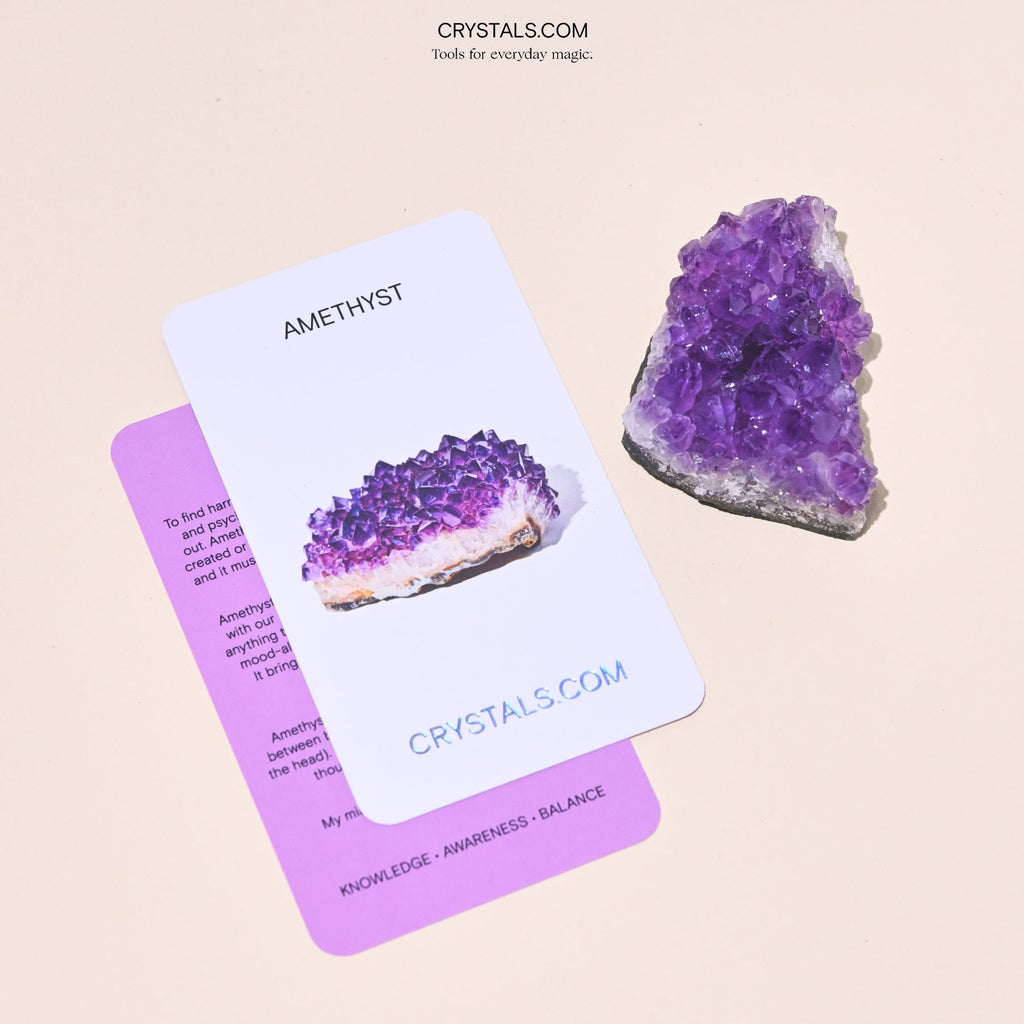 Brazilian Amethyst Cluster | Natural Purple Healing Crystal