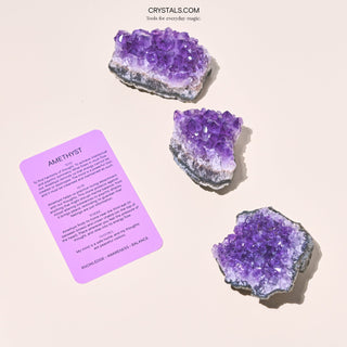 Brazilian Amethyst Cluster | Natural Purple Healing Crystal
