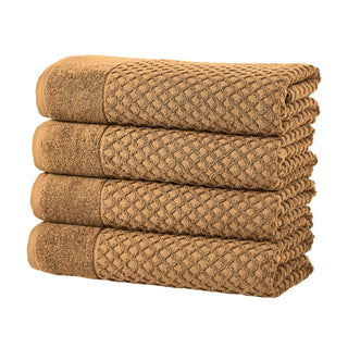 Grayson Cotton Diamond Waffle Weave Bath Towel Set