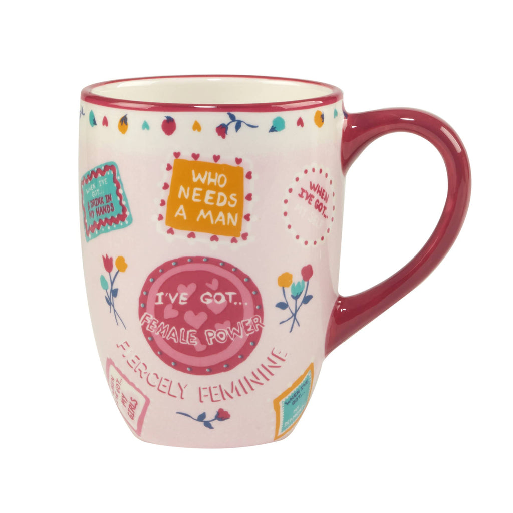 Lolita Lady Boss Ceramic Mug Set of 4 – 16 oz Coffee & Tea Mugs