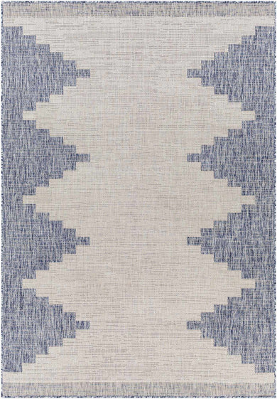 Djugun Blue Outdoor Rug – Durable Weather-Resistant Patio Carpet