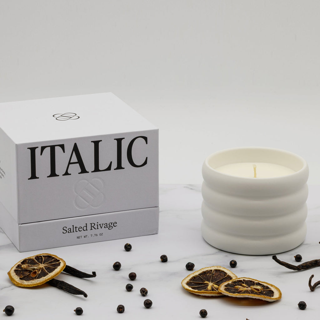 Vegan Soy Wax Candle in Reusable Ceramic Vessel