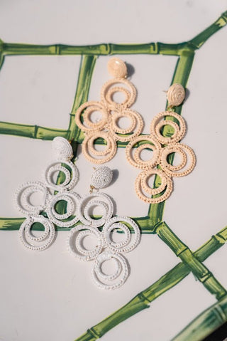 Chloe Raffia - Drop Earring