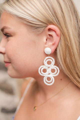 Chloe Raffia - Drop Earring