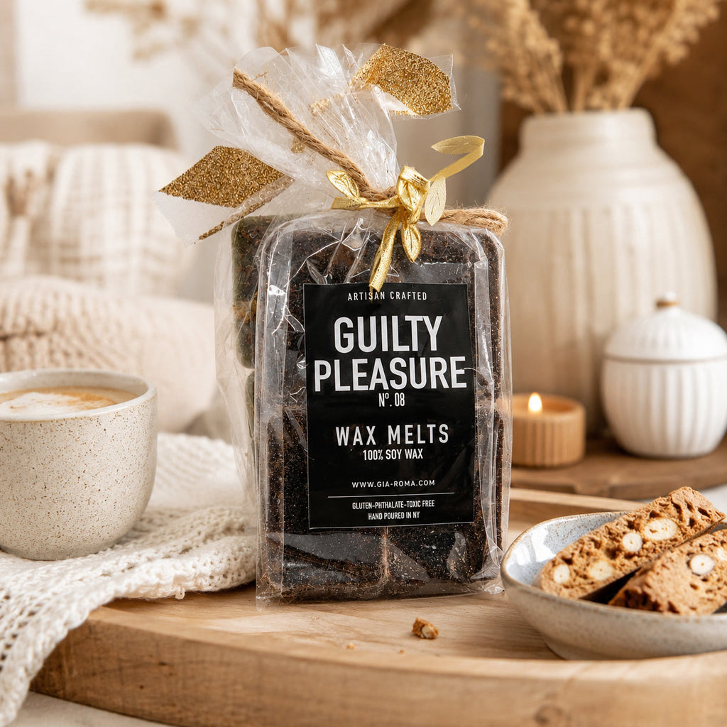 Natural XL Chocolate Biscotti Wax Melts – Rich Bakery Fragrance (4 Cubes)