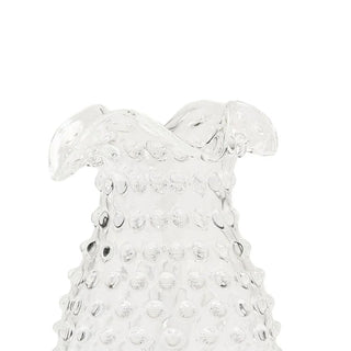 Hobnail Glass Vase in Clear Quartz – Petal