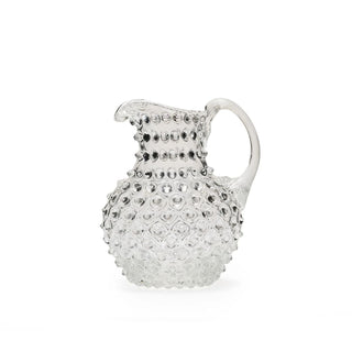 Hobnail Glass Creamer Jug in Clear Quartz – 1 Liter
