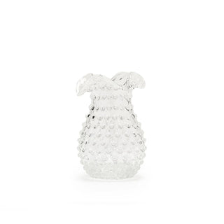 Hobnail Glass Vase in Clear Quartz – Petal