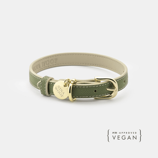 Copenhagen Vegan Leather Dog Collar – Soft, Stylish & Nordic Inspired