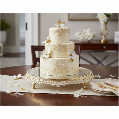 Dogwood Cake Plateau | Cake Stand