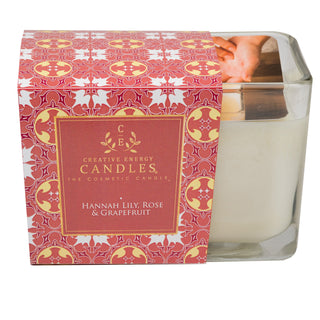 Hannah Lily, Rose & Grapefruit Soy Lotion Candle – Floral Citrus Blend