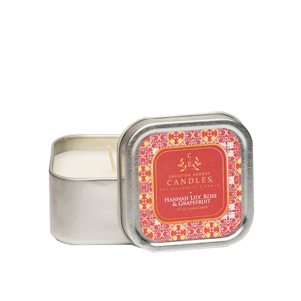 Hannah Lily, Rose & Grapefruit Soy Lotion Candle – Floral Citrus Blend