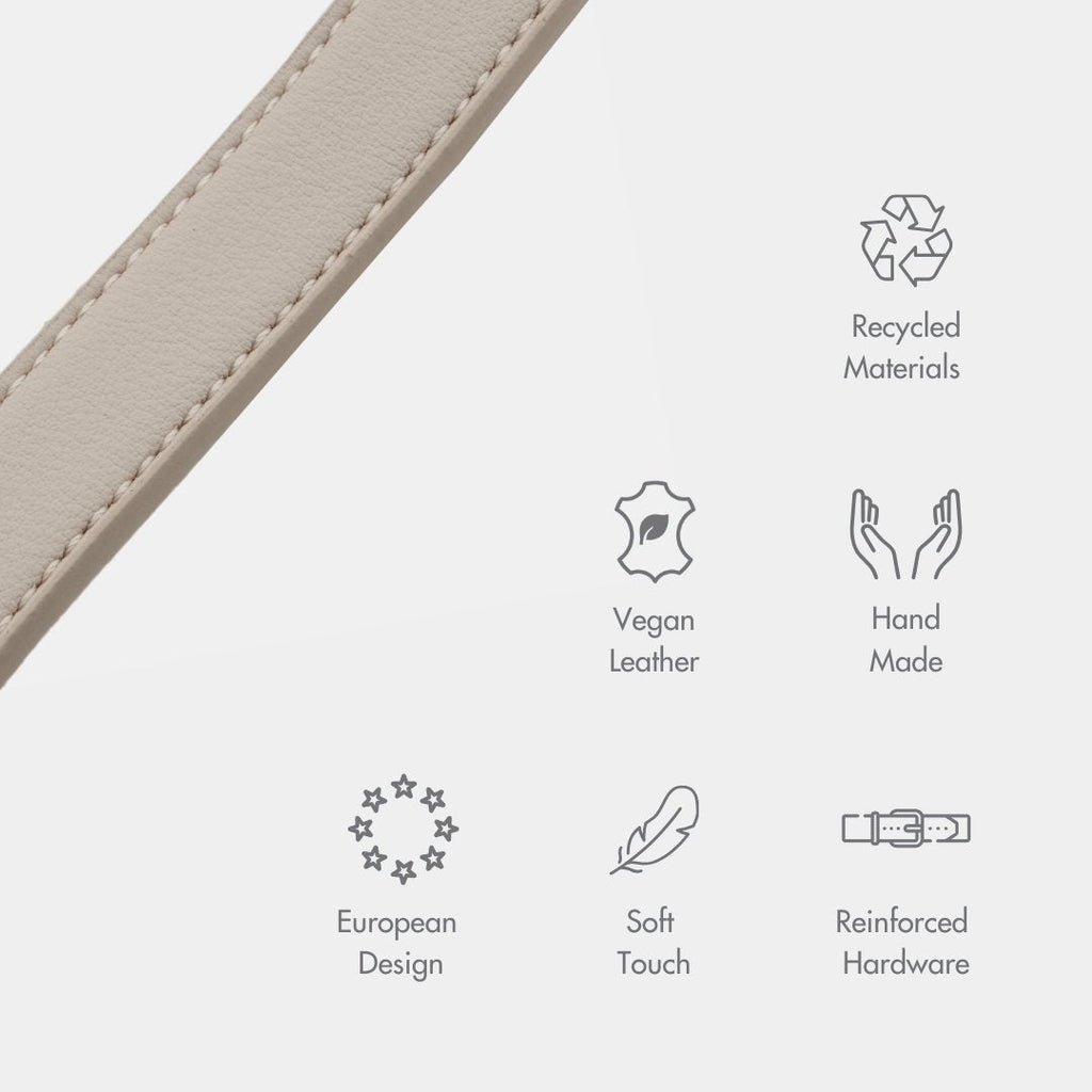 Cupertino Vegan Leather Dog Leash 4ft | Soft, Stylish & Comfortable