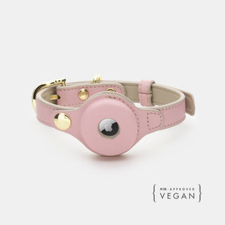 AirTag Enabled Vegan Leather Dog Collar – Cupertino | Smart & Stylish Pet Accessory