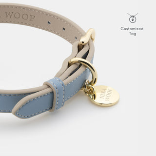 AirTag Enabled Vegan Leather Dog Collar – Cupertino | Smart & Stylish Pet Accessory