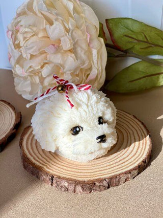Cute Puppy Candle - Adorable Soy Wax Candle for Pet Lovers