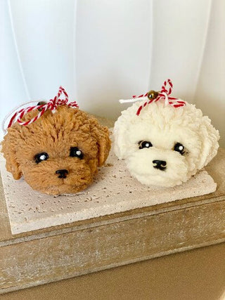 Cute Puppy Candle - Adorable Soy Wax Candle for Pet Lovers