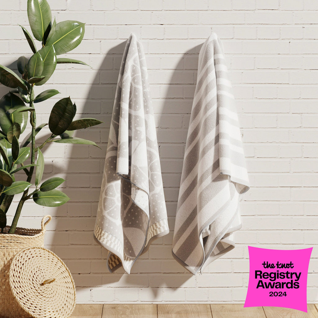 Elegant Cotton Velour Beach Towel Set – Maui Collection (2-Pack)