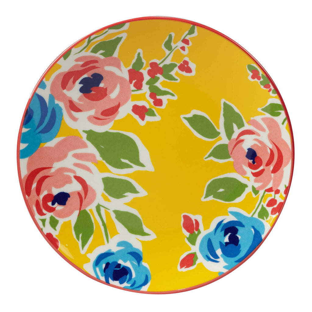 Damask Floral Salad Plate 8.5
