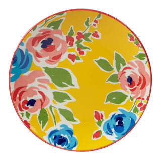Damask Floral Salad Plate 8.5