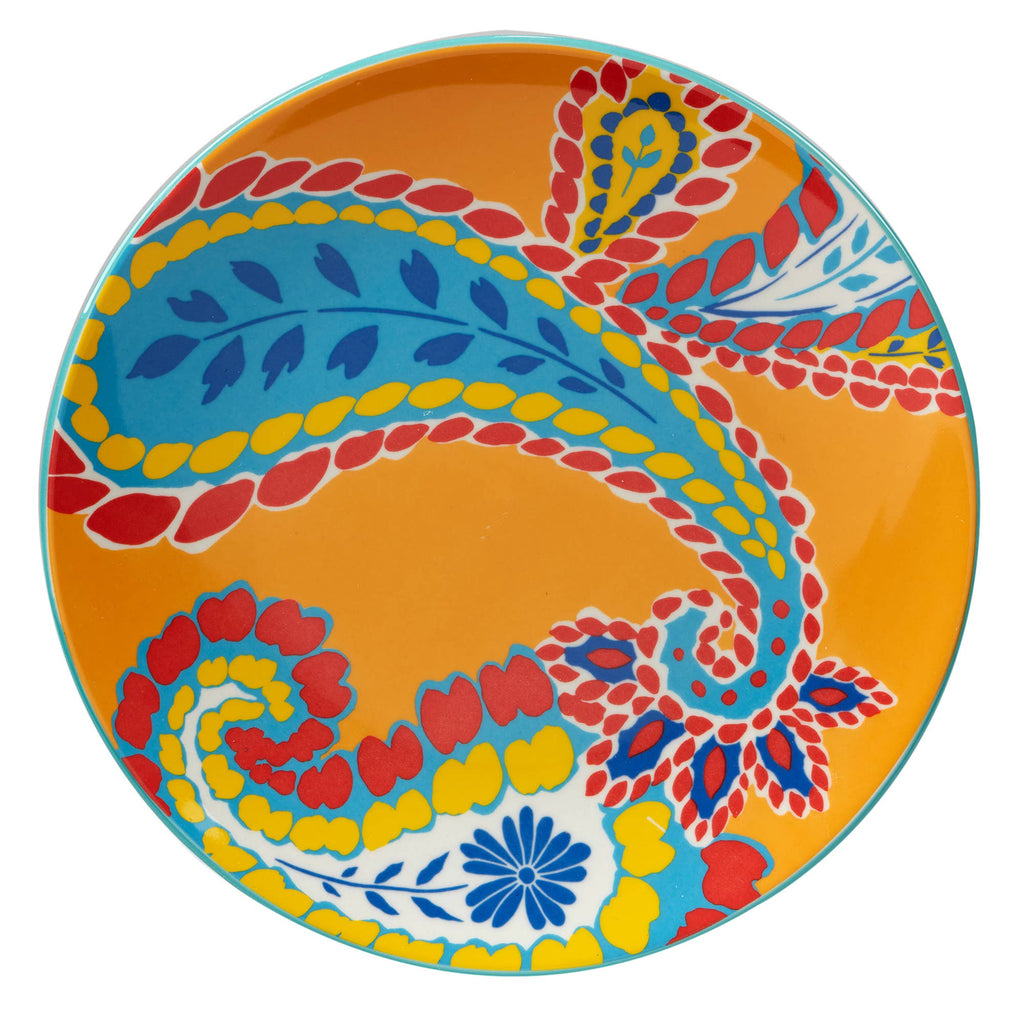 Damask Floral Salad Plate 8.5