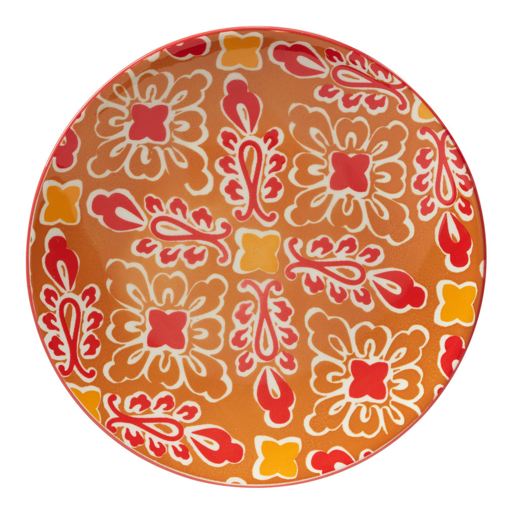 Damask Floral Salad Plate 8.5