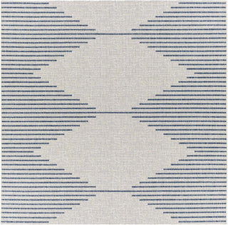Stephan Blue & Cream Outdoor Rug
