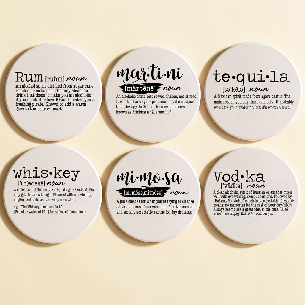 Drink Definition Coasters