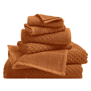 Grayson Cotton Diamond Waffle Weave Bath Towel Set